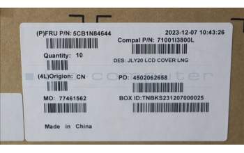 Lenovo 5CB1N84644 LCD Cover C 83DH LG