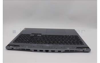 Lenovo 5CB1N84656 C-Cover with keyboard, Italian, Luna Grey, Backlight, UK