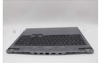 Lenovo 5CB1N84657 C-Cover with keyboard, Spanish, Luna Grey, Backlight, UK