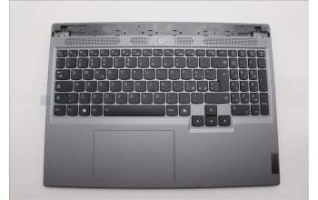 Lenovo 5CB1N84687 C-Cover with keyboard, Italian, Luna Grey, RGB Backlight, UK