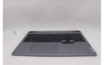 Lenovo 5CB1N84690 C-Cover with keyboard, Portuguese, Luna Grey, RGB Backlight, UK