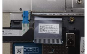 Lenovo 5CB1N84698 C-Cover with keyboard, Belgian, Luna Grey, RGB Backlight, UK