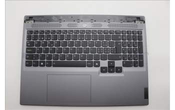 Lenovo 5CB1N84701 C-Cover with keyboard, Switzerland, Luna Grey, RGB Backlight, UK