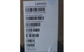 Lenovo 5CB1N84757 C-Cover with keyboard, Bulgarian, Tidal Teal, UK