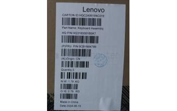 Lenovo 5CB1N84789 C-Cover with keyboard, Nordic, Tidal Teal, UK