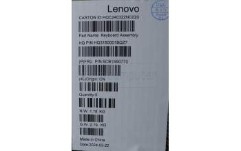 Lenovo 5CB1N90770 COVER Upper Case ASM FRA H 83E3 LG