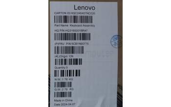 Lenovo 5CB1N90775 COVER Upper Case ASM GER H 83E3 LG PST