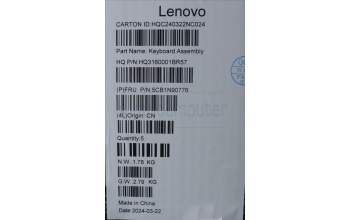 Lenovo 5CB1N90776 COVER Upper Case ASM GER H 83E3 LG
