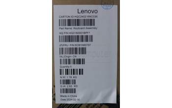 Lenovo 5CB1N90797 C-Cover with keyboard, Russian, Luna Grey, w/puresight pro logo, US