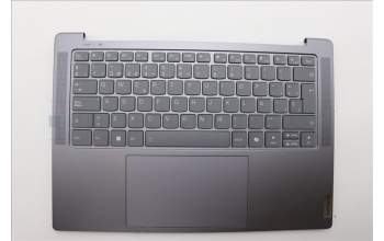 Lenovo 5CB1N90801 C-Cover with keyboard, Spanish, Luna Grey, w/puresight pro logo, UK
