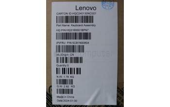 Lenovo 5CB1N90804 COVER Upper Case ASM SWS H 83E3 LG