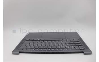 Lenovo 5CB1N90814 C-Cover with keyboard, Ukraine, Luna Grey, US
