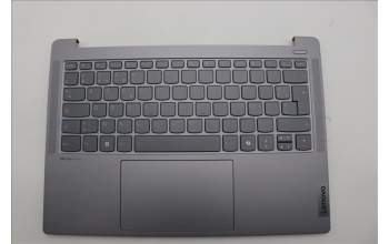 Lenovo 5CB1N90826 C-Cover with keyboard, French, Arctic Grey, US