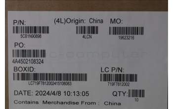 Lenovo 5CB1N90898 COVER COVER L 83EG HINGE 144HZ