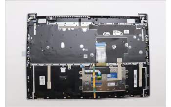 Lenovo 5CB1N90977 C-Cover with keyboard, UK English, Cloud Grey, Backlight, Fingerprint, UK