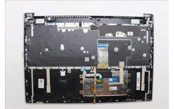 Lenovo 5CB1N90984 C-Cover with keyboard, Nordic, Cloud Grey, Backlight, Fingerprint, UK