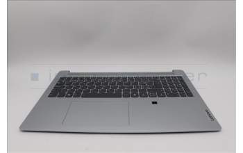 Lenovo 5CB1N90992 C-Cover with keyboard, Switzerland, Cloud Grey, Backlight, Fingerprint, UK