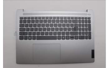 Lenovo 5CB1N91017 C-Cover with keyboard, UK English, Cloud Grey, Backlight, Non-Fingerprint, UK