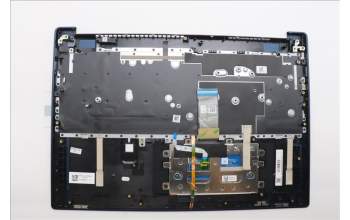Lenovo 5CB1N91057 C-Cover with keyboard, German, Abyss Blue, Backlight, Fingerprint, UK