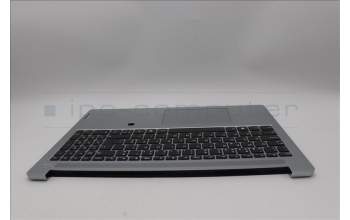 Lenovo 5CB1N92824 C-Cover with keyboard, Portuguese, Cloud Grey, Non-Backlight, Fingerprint, UK