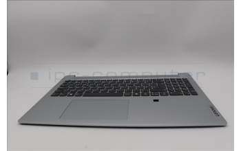 Lenovo 5CB1N92832 C-Cover with keyboard, Belgian, Cloud Grey, Non-Backlight, Fingerprint, UK