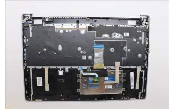 Lenovo 5CB1N92835 C-Cover with keyboard, Switzerland, Cloud Grey, Non-Backlight, Fingerprint, UK