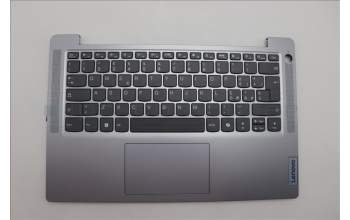 Lenovo 5CB1N94666 C-Cover with keyboard, Italian, Arctic Grey, Non-Backlight, UK