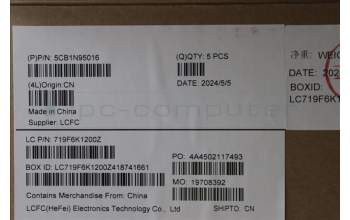 Lenovo 5CB1N95016 C-Cover with keyboard, Italian, Arctic Grey, UK