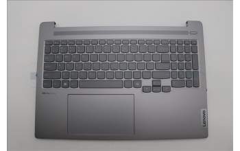 Lenovo 5CB1N95036 C-Cover with keyboard, English, Arctic Grey, US