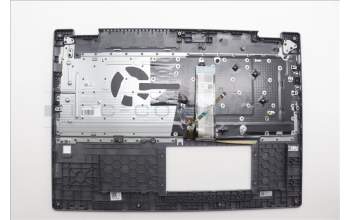 Lenovo 5CB1N95074 C-Cover with keyboard, Russian, Luna Grey, Fingerprint, US