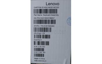 Lenovo 5CB1N95083 COVER Upper Case ASM NORDIC H 83DS FP LG
