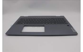 Lenovo 5CB1N95089 C-Cover with keyboard, Czech Slovakian, Luna Grey, Fingerprint, UK