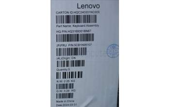 Lenovo 5CB1N95107 COVER Upper Case ASM GER H 83DS FP CB