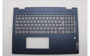 Lenovo 5CB1N95118 C-Cover with keyboard, Switzerland, Cosmic Blue, Fingerprint, UK