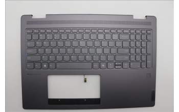 Lenovo 5CB1N95150 C-Cover with keyboard, US English Euro, Storm Grey, FingerPrint, US