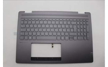 Lenovo 5CB1N95164 C-Cover with keyboard, Italian, Storm Grey, Non-FingerPrint, UK