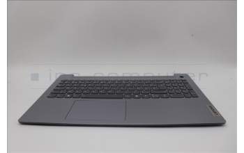Lenovo 5CB1N95260 C-Cover with keyboard, Belgian, Arctic Grey, Backlight, Fingerprint, UK