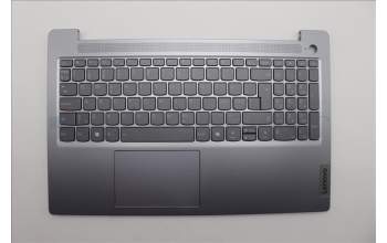 Lenovo 5CB1N95278 C-Cover with keyboard, Nordic, Arctic Grey, Backlight, Fingerprint, UK
