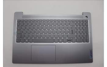 Lenovo 5CB1N95287 C-Cover with keyboard, UK English, Arctic Grey, Backlight, Fingerprint, UK