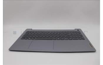 Lenovo 5CB1N95287 C-Cover with keyboard, UK English, Arctic Grey, Backlight, Fingerprint, UK