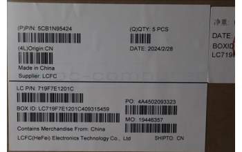 Lenovo 5CB1N95424 C-Cover with keyboard, Russian, Arctic Grey, Non-Backlight, US