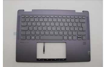 Lenovo 5CB1N95768 C-Cover with keyboard, Portuguese, Storm Grey, FingerPrint, UK