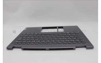 Lenovo 5CB1N95813 C-Cover with keyboard, Belgian, Storm Grey, Non-FingerPrint, UK
