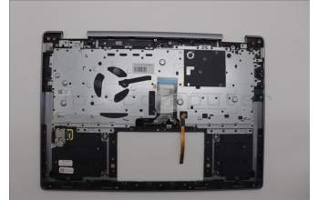 Lenovo 5CB1N96864 C-Cover with keyboard, Switzerland, Arctic Grey, FingerPrint, UK