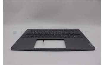 Lenovo 5CB1N96869 C-Cover with keyboard, US English Euro, Arctic Grey, FingerPrint, US