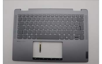 Lenovo 5CB1N96888 C-Cover with keyboard, German, Arctic Grey, Non-FingerPrint, UK