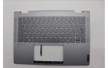 Lenovo 5CB1N96894 C-Cover with keyboard, Spanish, Arctic Grey, Non-FingerPrint, UK