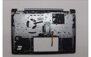 Lenovo 5CB1N96951 C-Cover with keyboard, Belgian, Arctic Grey, Non-FingerPrint, UK