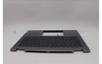 Lenovo 5CB1N96952 C-Cover with keyboard, Arabic, Arctic Grey, Non-FingerPrint, US