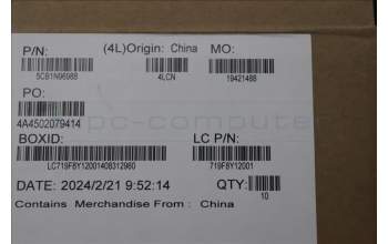 Lenovo 5CB1N96988 COVER COVER L 83FF STRIP/HINGE(L+R)